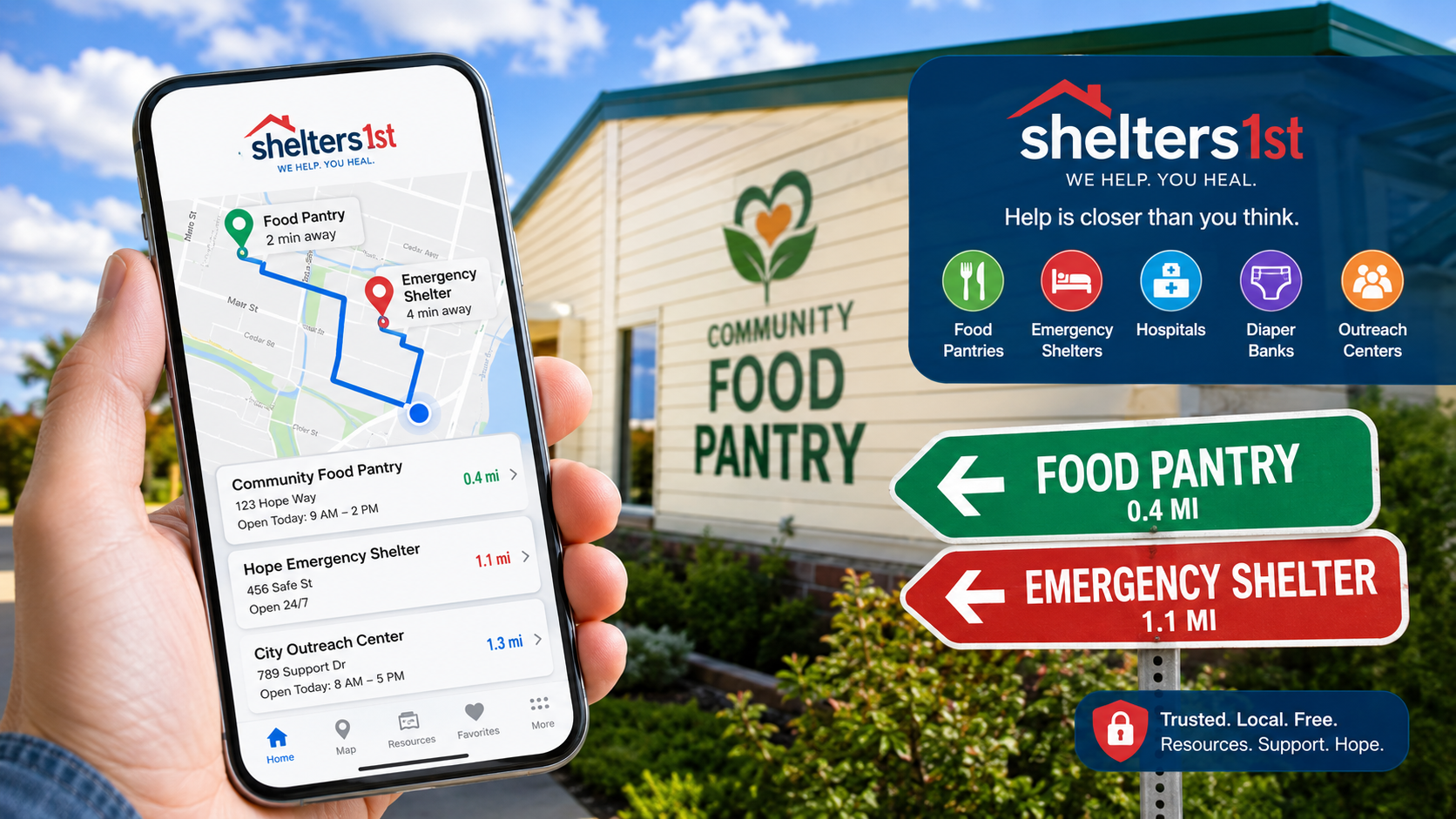 Shelters1st Emergency App